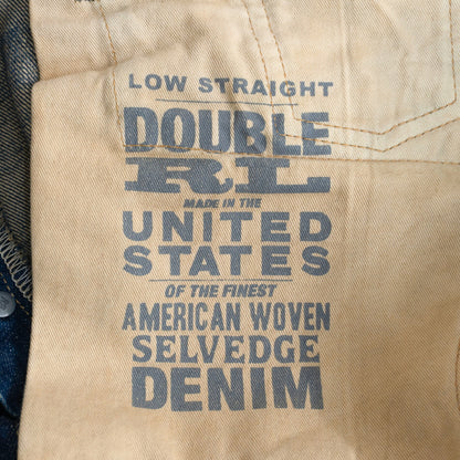 RRL Dustbowl Low-Straight Made in USA Jeans Size 30