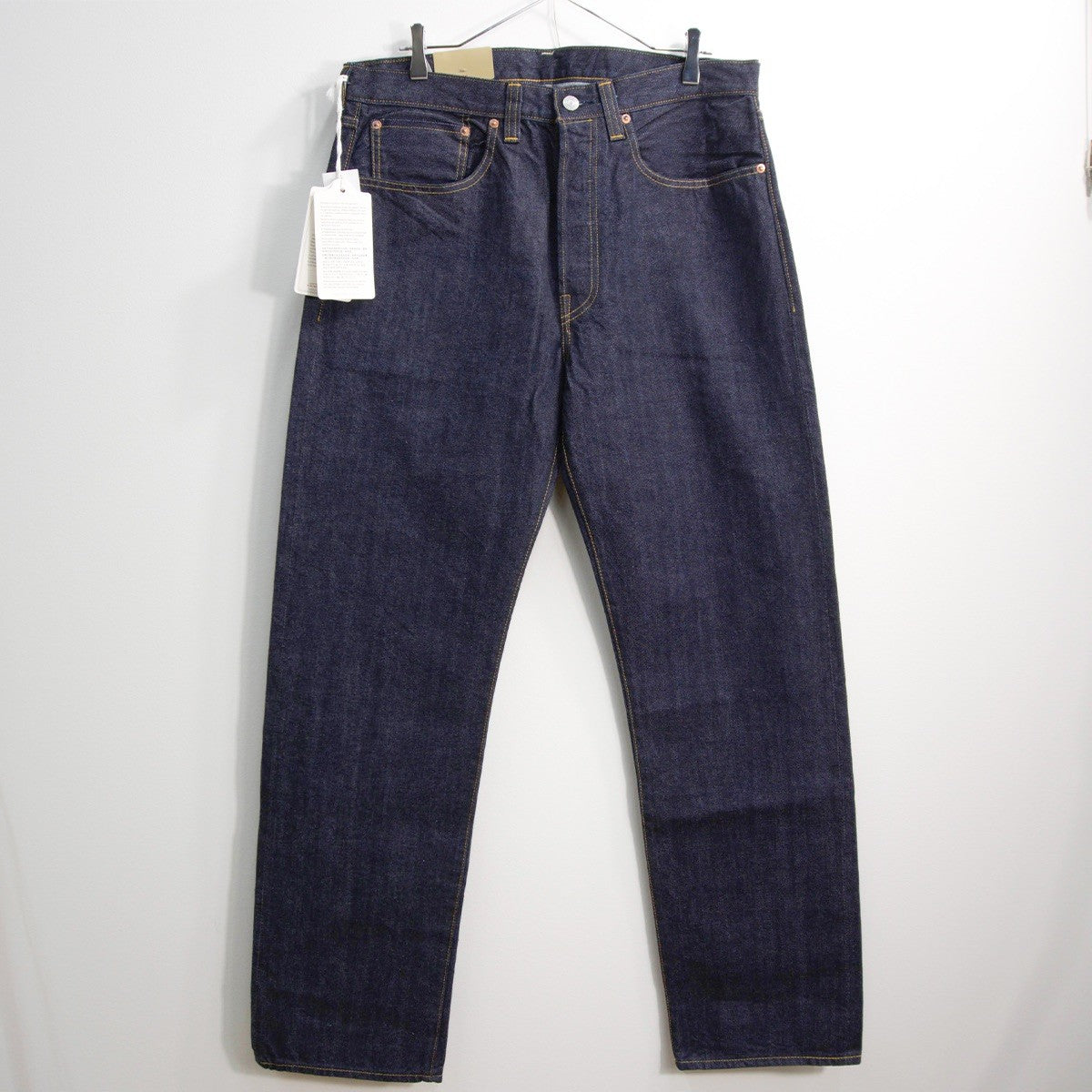 LEVI'S VINTAGE CLOTHING 47501 501XX Big E Denim Size 34×32