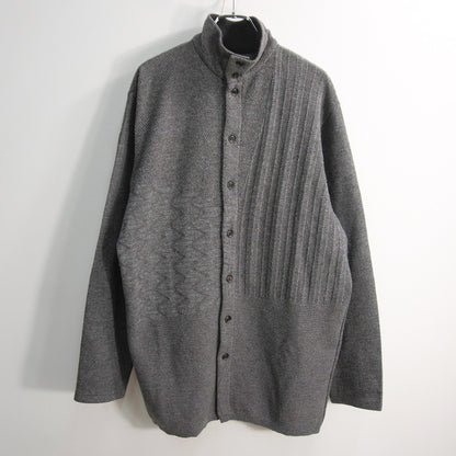 Y's for men Stand Collar Knit Jacket Size 3