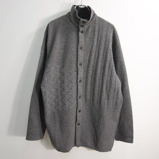 Y's for men Stand Collar Knit Jacket Size 3
