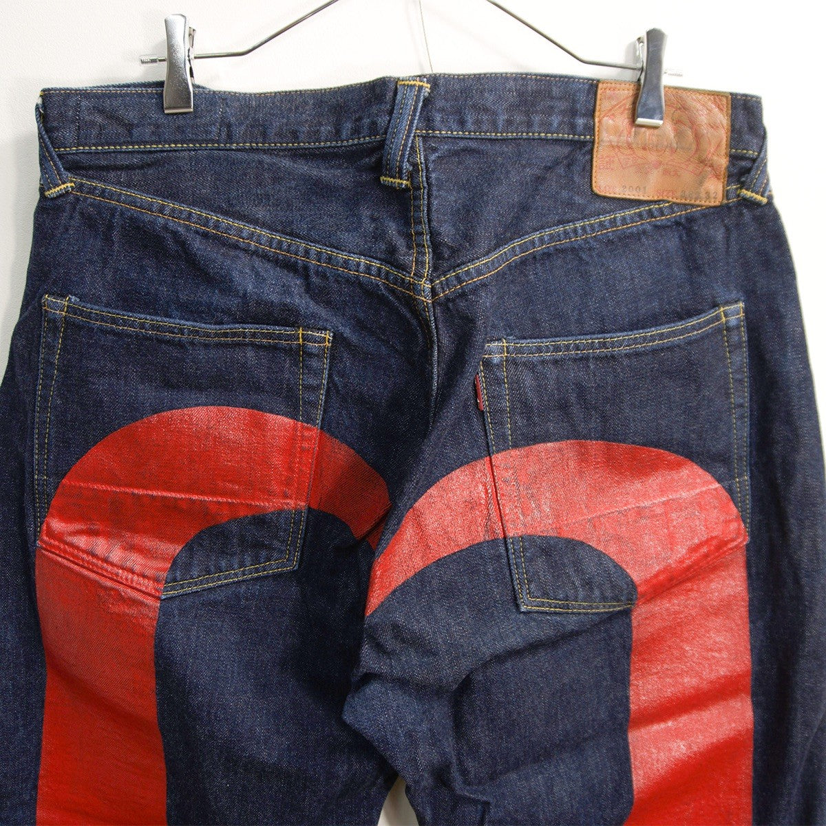 EVISU LOT.2001 Dark Wash Jeans Size 38×32