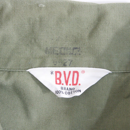 B.V.D 60s US Army Poplin Utility Shirt Size M