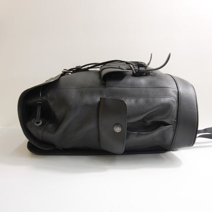 COACH Hudson Leather Backpack Black