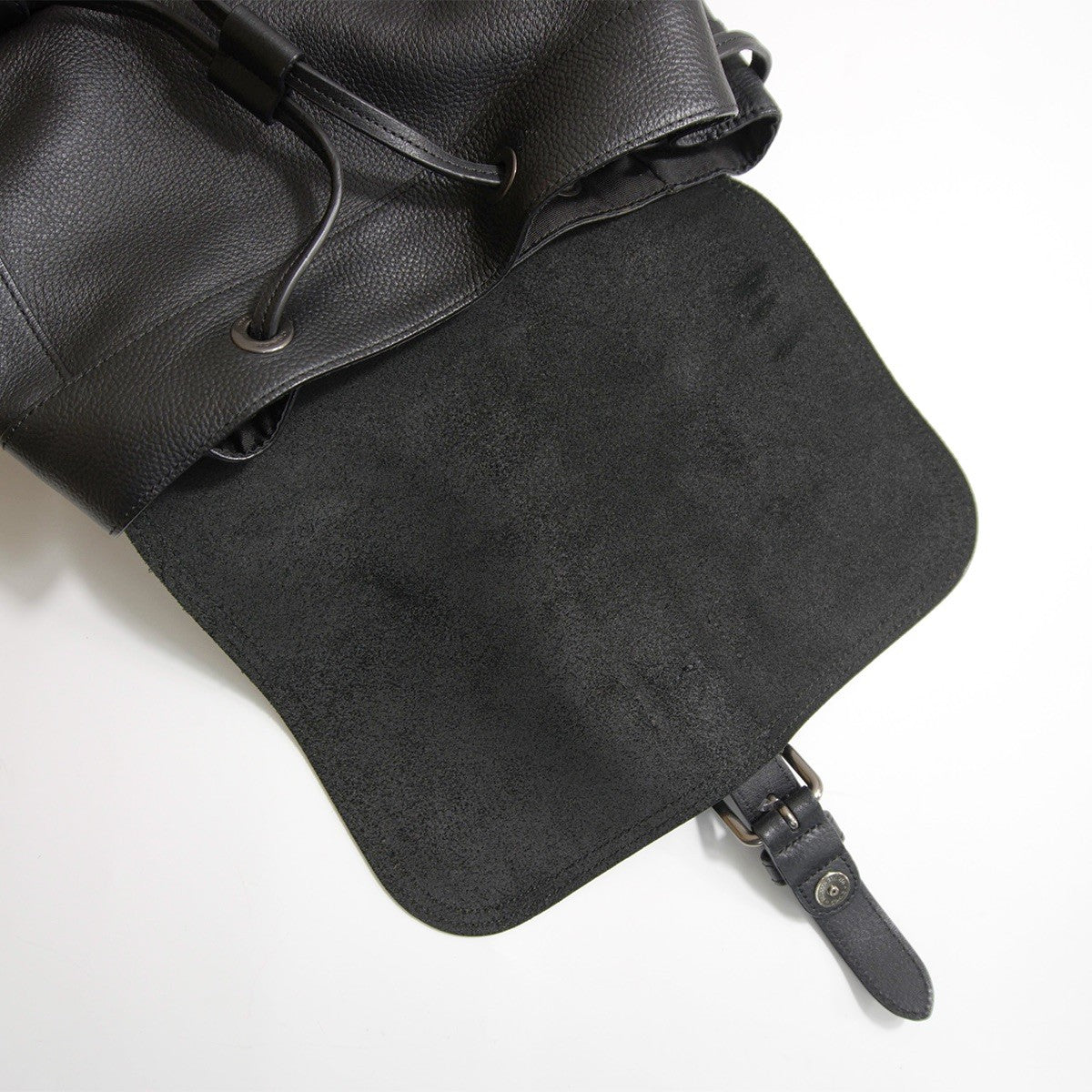 COACH Hudson Leather Backpack Black