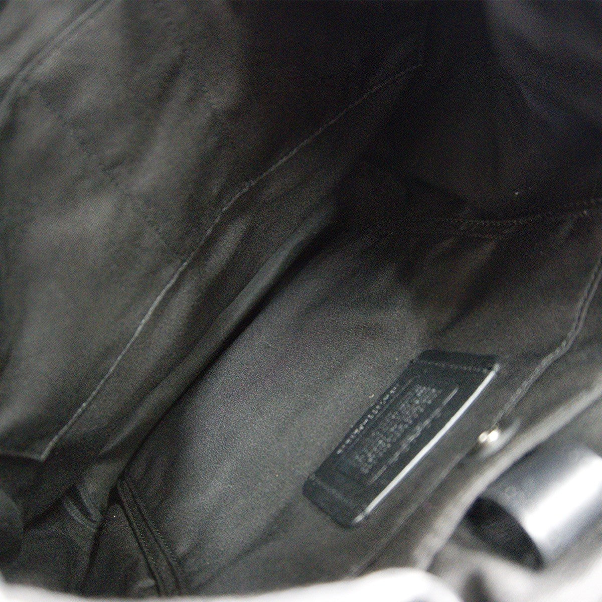 COACH Hudson Leather Backpack Black