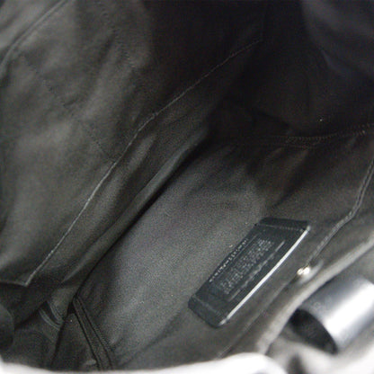 COACH Hudson Leather Backpack Black