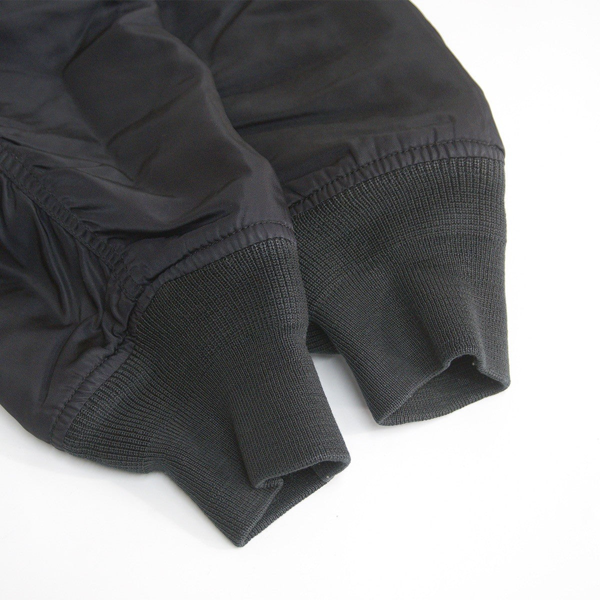 ALPHA INDUSTRIES MA-1 Nylon Bomber Jacket Black USA Size XL
