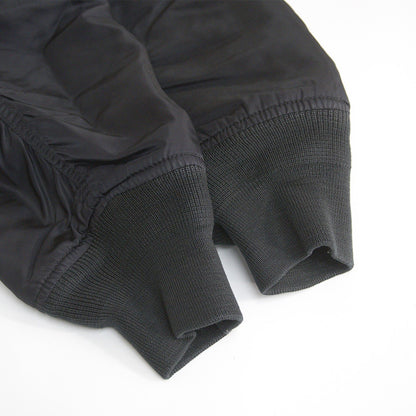 ALPHA INDUSTRIES MA-1 Nylon Bomber Jacket Black USA Size XL