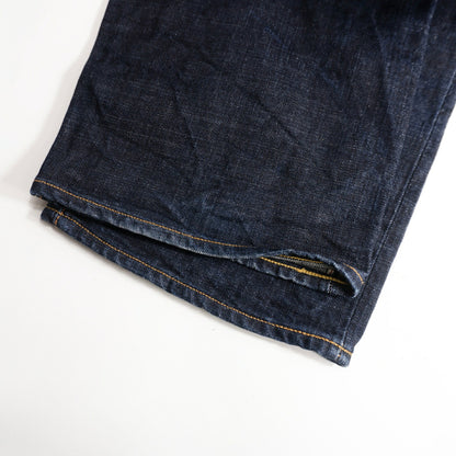 EVISU LOT.2001 Dark Wash Multi Pocket Jeans Size 32×35