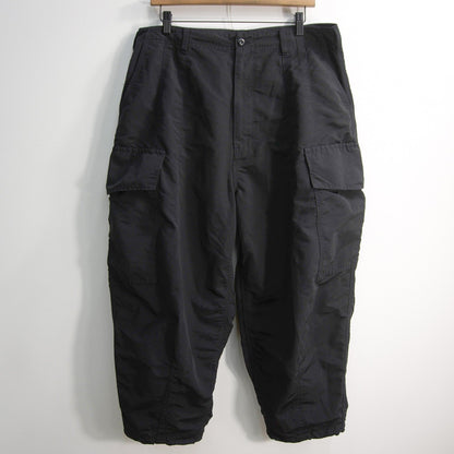COMME des GARCONS HOMME 24SS Cotton Nylon Pants Black Size M