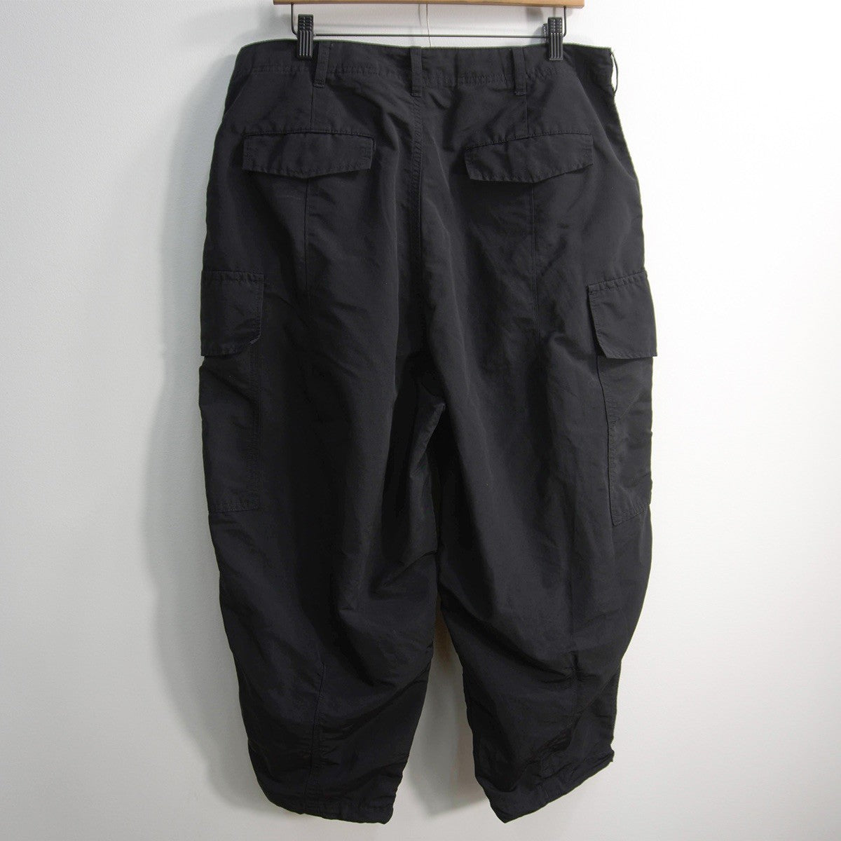 COMME des GARCONS HOMME 24SS Cotton Nylon Pants Black Size M