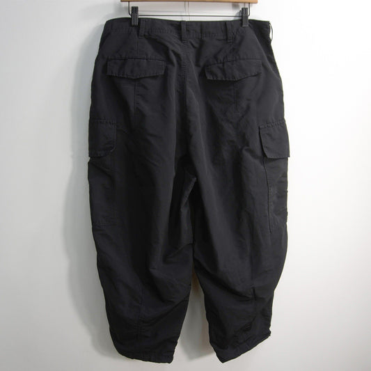 COMME des GARCONS HOMME 24SS Cotton Nylon Pants Black Size M