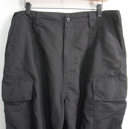 COMME des GARCONS HOMME 24SS Cotton Nylon Pants Black Size M