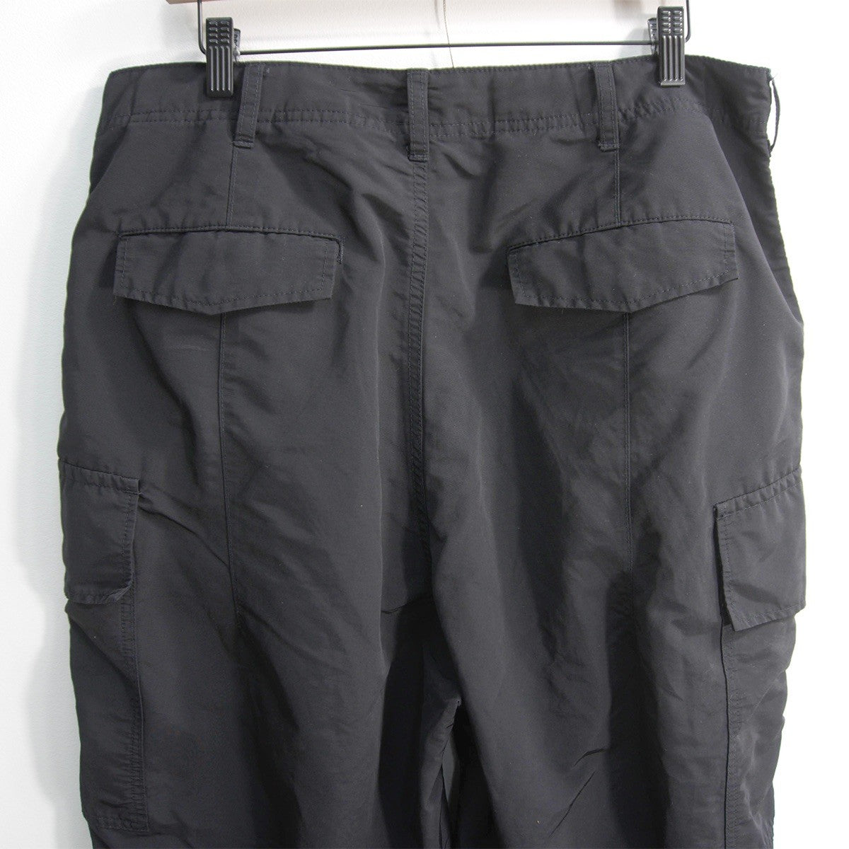 COMME des GARCONS HOMME 24SS Cotton Nylon Pants Black Size M