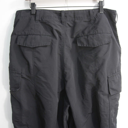 COMME des GARCONS HOMME 24SS Cotton Nylon Pants Black Size M