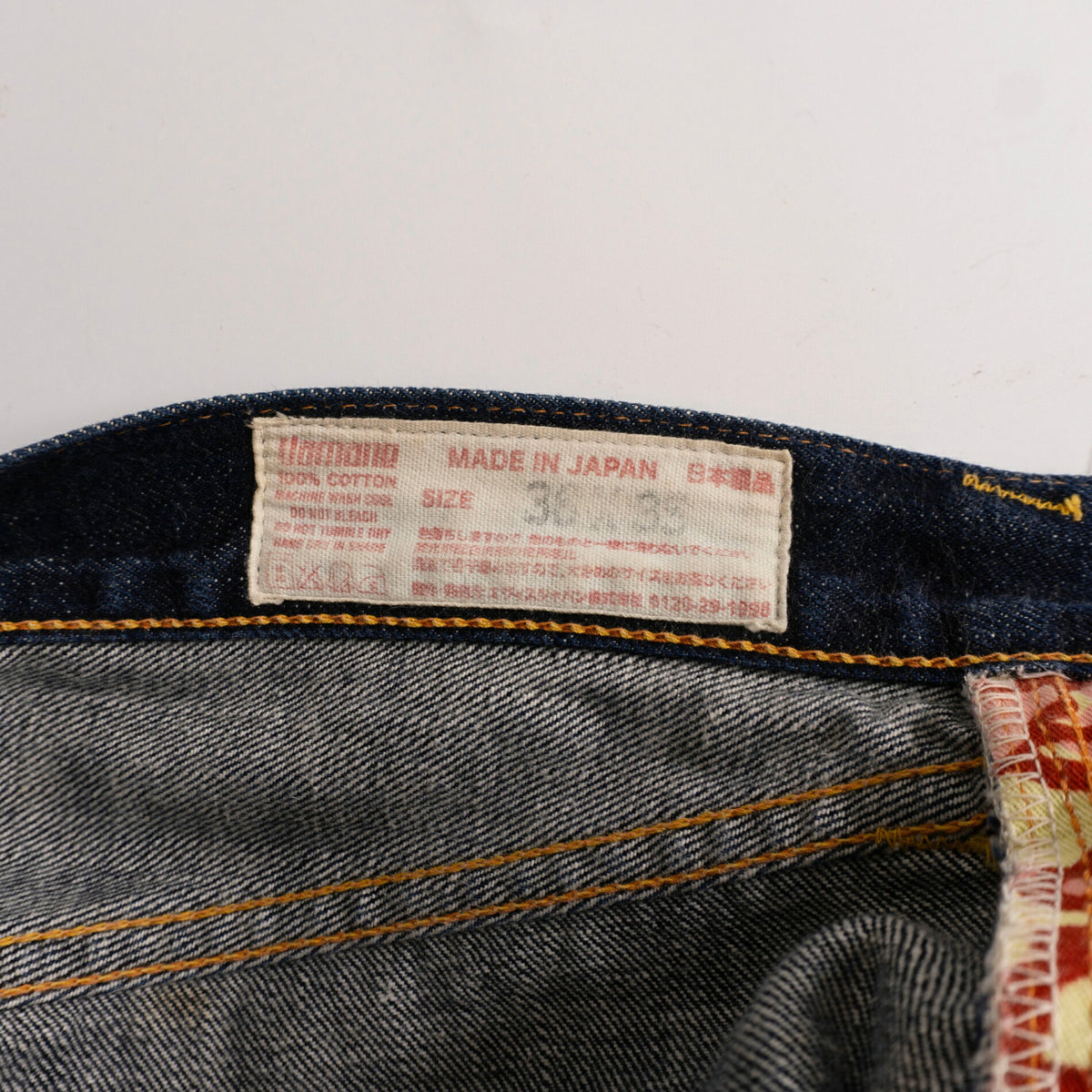 EVISU LOT.2001 Denim Jeans Dark Indigo Size 36×35