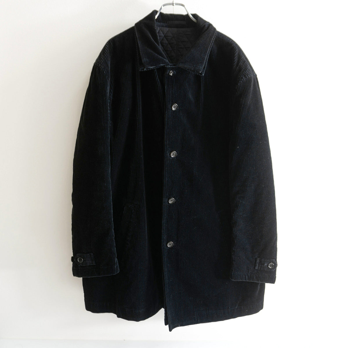 COMME des GARCONS HOMME 90s Black Coverall Jacket Size M