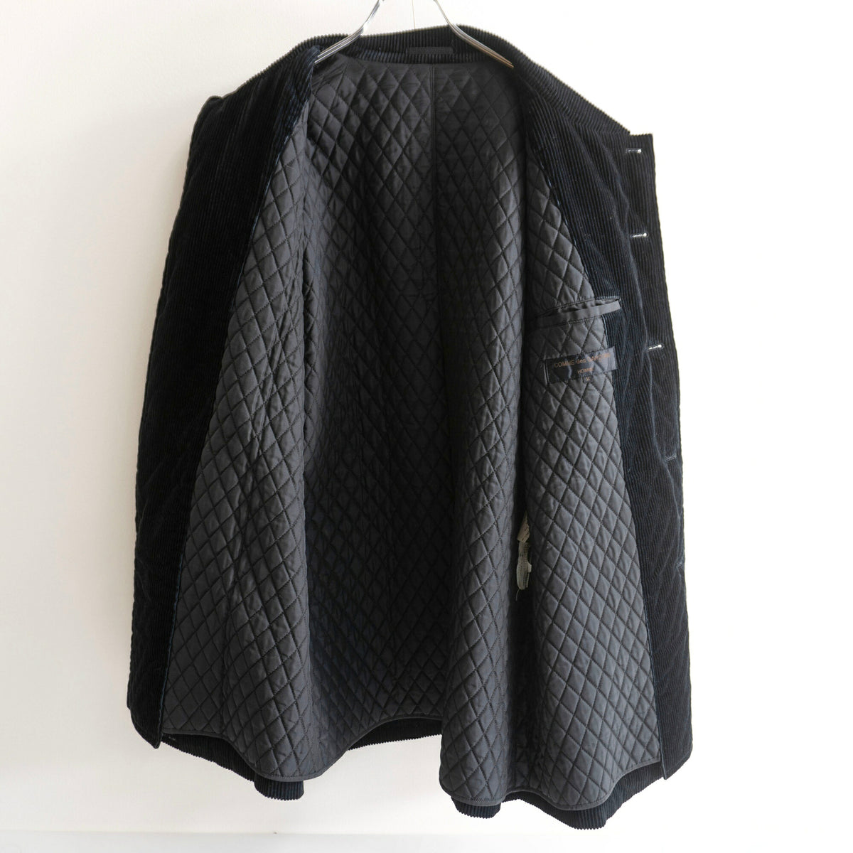 COMME des GARCONS HOMME 90s Black Coverall Jacket Size M