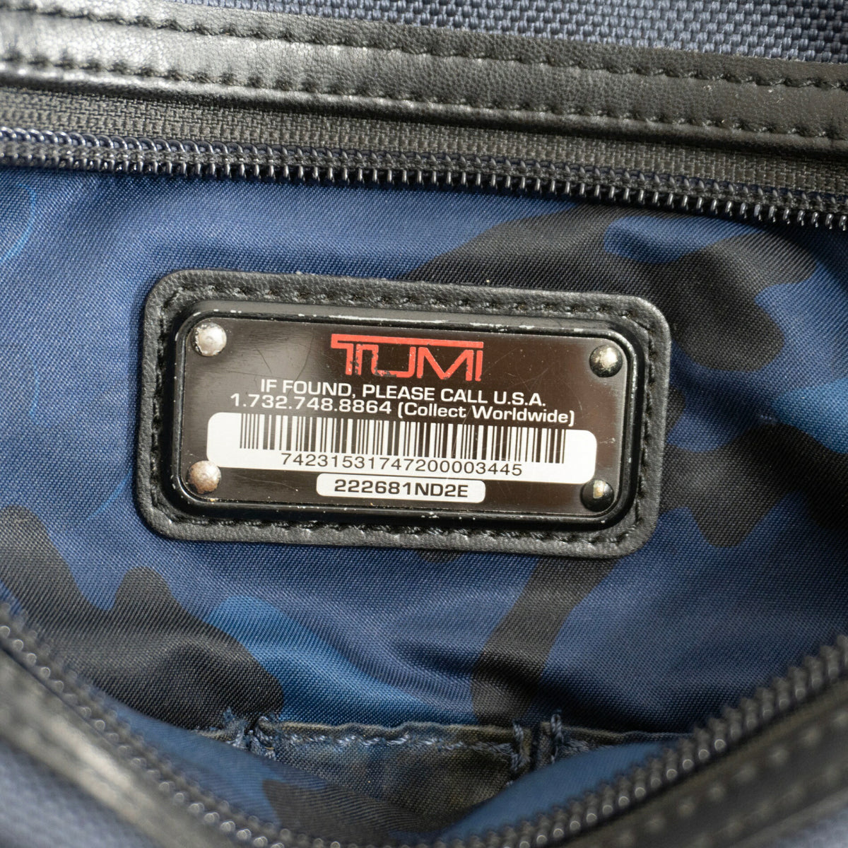 TUMI x SOPHNET. Alpha Bravo Knox Backpack Navy