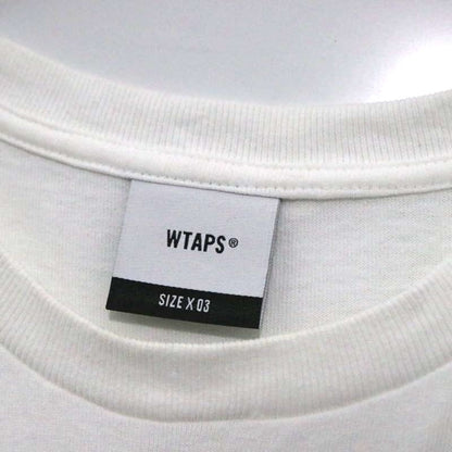 VNS Censored Logo Graphic Cotton T-Shirt White Size 03