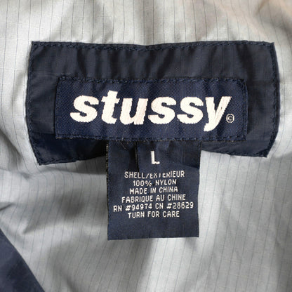 OLD STUSSY 90s Half-Zip Anorak Jacket Size L