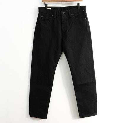 MOMOTARO JEANS #100 Classic Straight Black Denim Size 33
