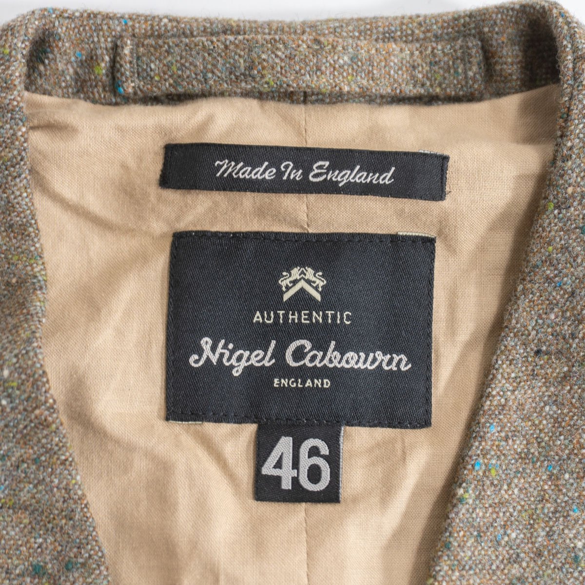 AUTHENTIC LINE Nigel Cabourn Wool Short Vest Size 46