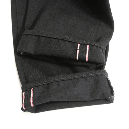 MOMOTARO JEANS #100 Classic Straight Black Denim Size 33