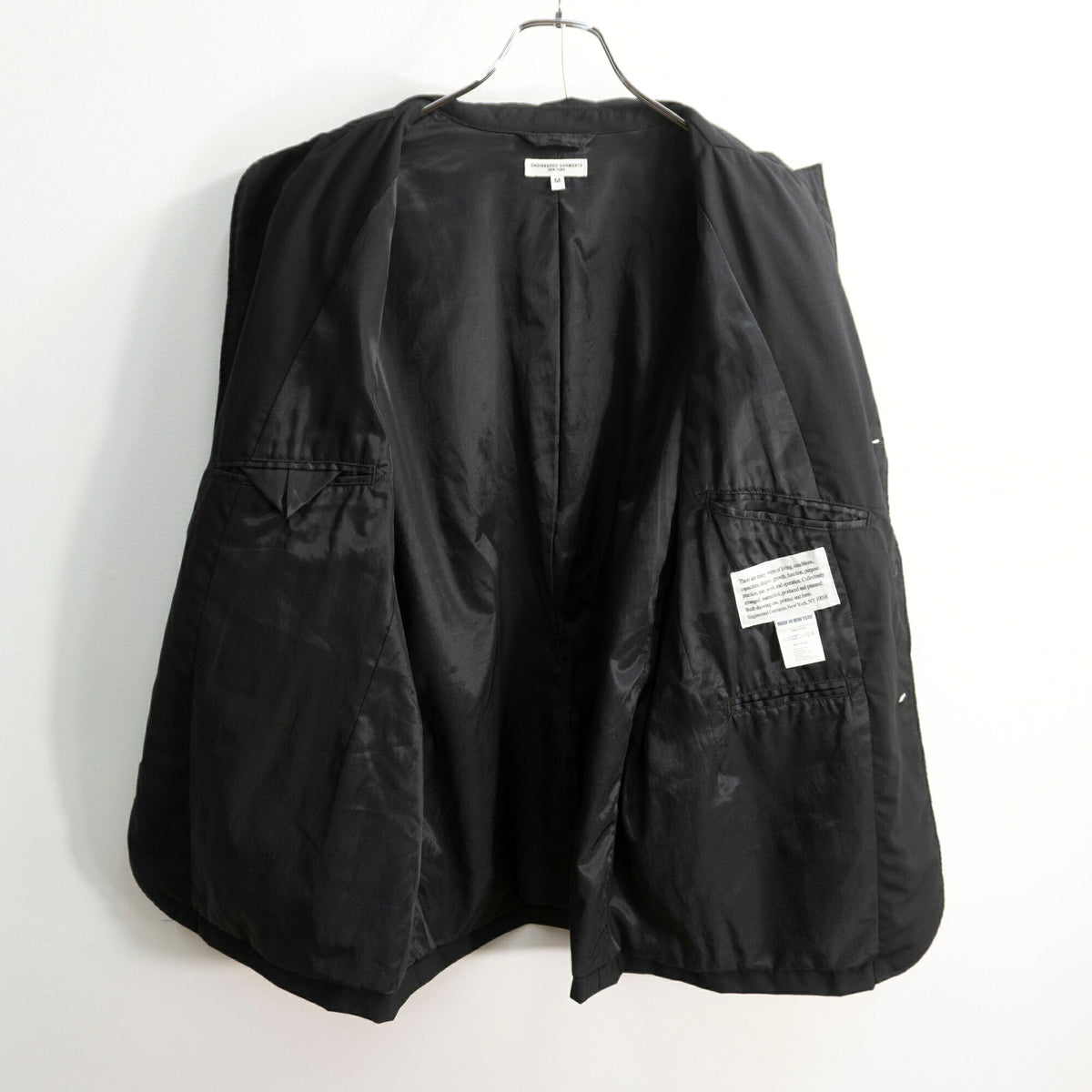 Engineered Garments Andover Wool Blend Jacket Black Size M