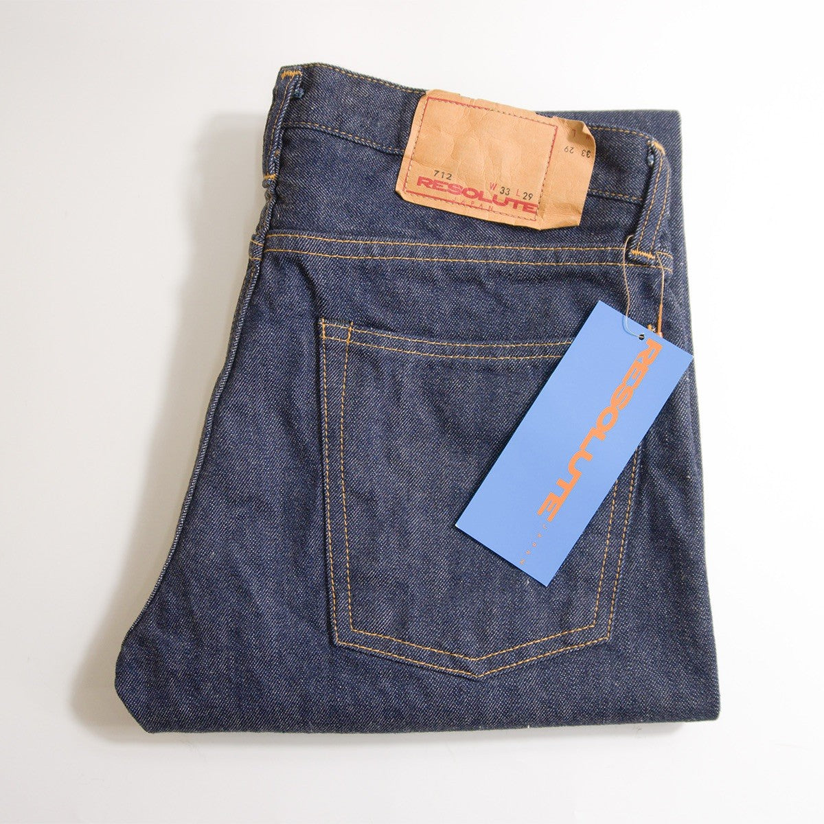 RESOLUTE 712 Made in Japan Dark Tapered Jeans Size 33×29