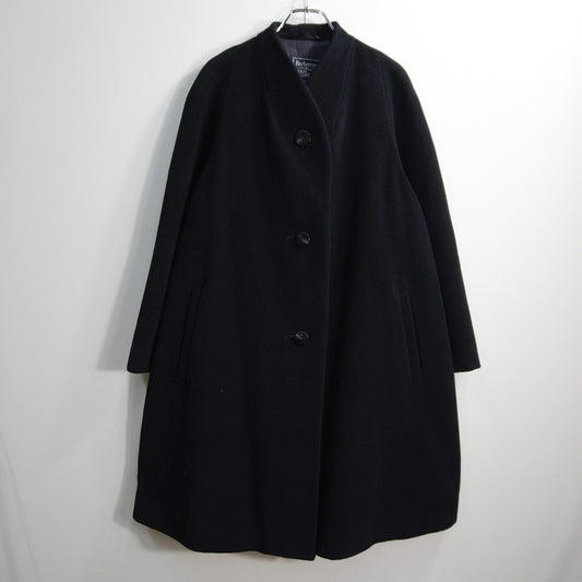 BURBERRYS Angora Wool Collarless Coat Size 13