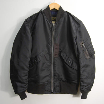 BUZZ RICKSON William Gibson L-2B Flight Jacket Black Size 38