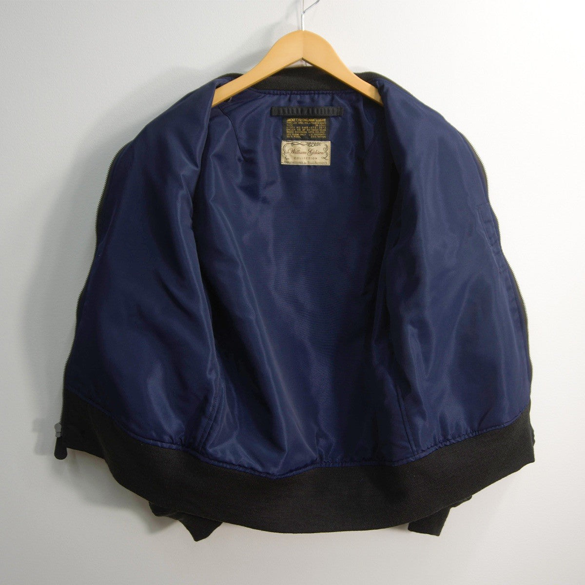 BUZZ RICKSON William Gibson L-2B Flight Jacket Black Size 38