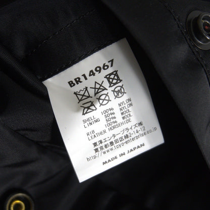 BUZZ RICKSON William Gibson L-2B Flight Jacket Black Size 38