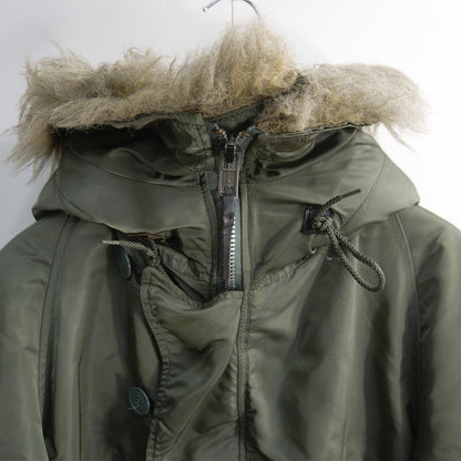 ALPHA INDUSTRIES 90s N-2B Nylon Flight Jacket Size L