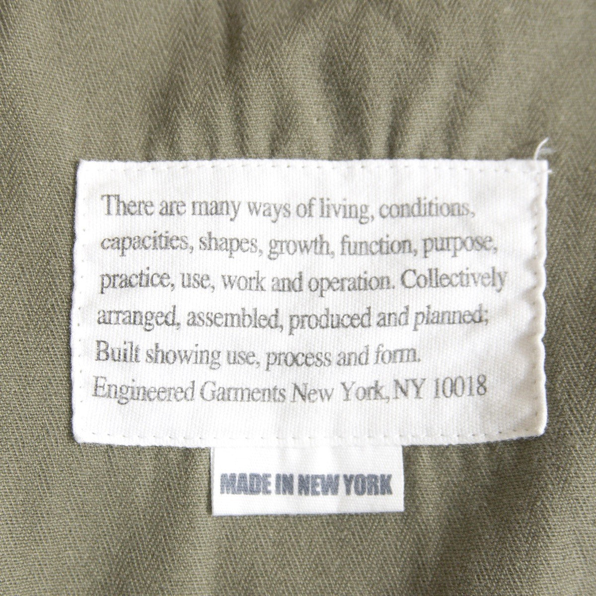 Engineered Garments BDU Cotton Jacket Green Size S