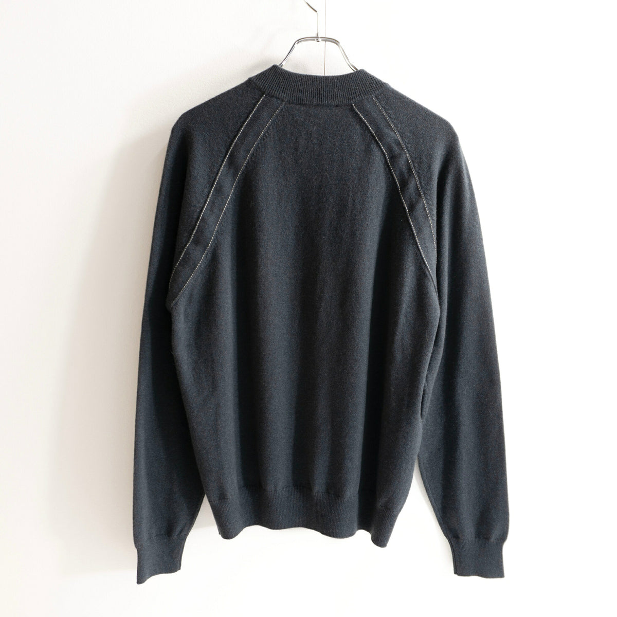 HERMES Cashmere Half-Zip Pullover Sweater