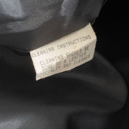 SKOOKUM Melton Leather Varsity Jacket Purple Ecru Size 40