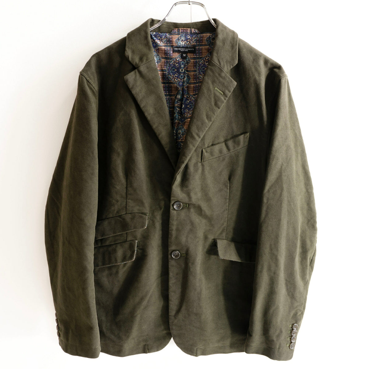 Engineered Garments Andover Cotton Jacket Olive Size M