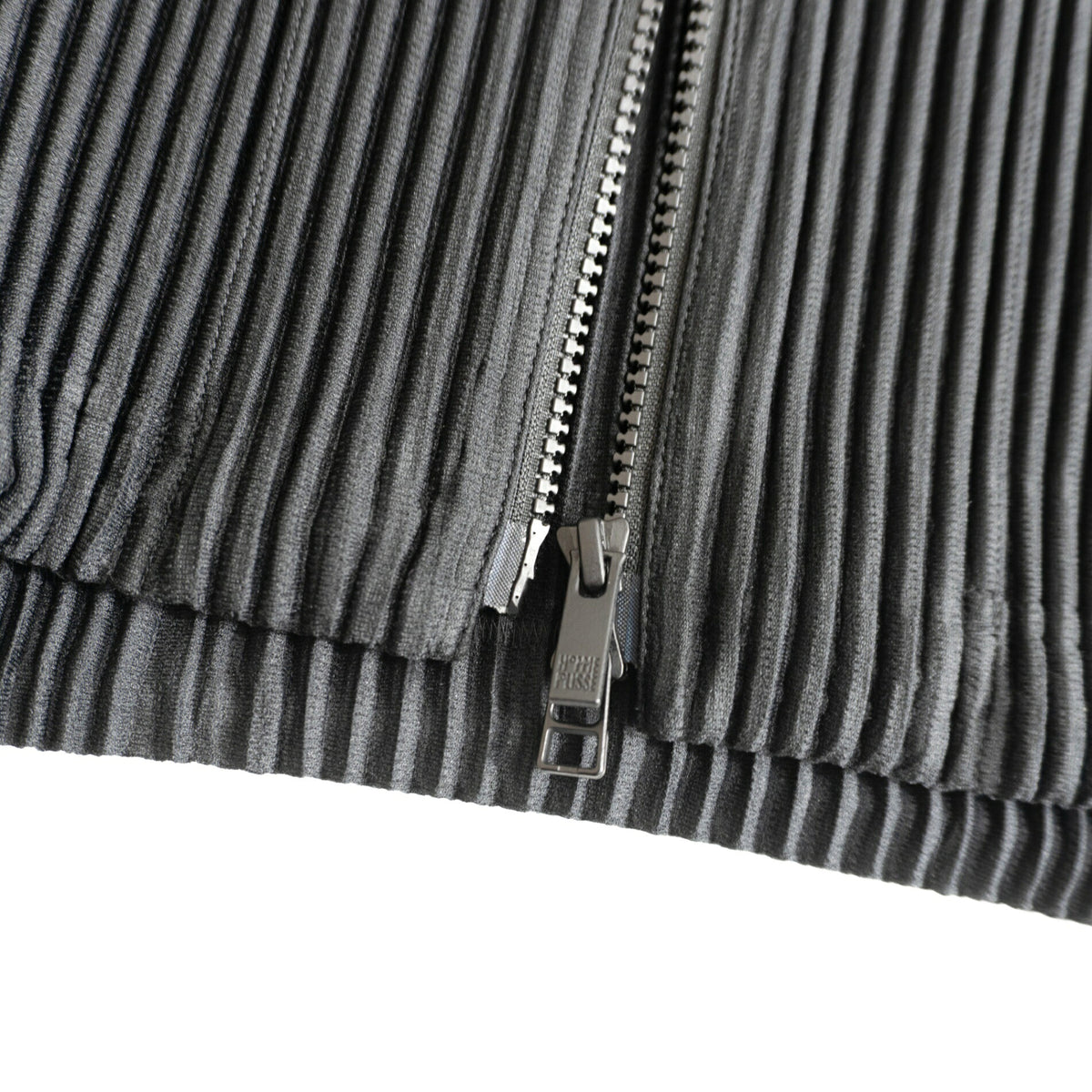 HOMME PLISSE ISSEY MIYAKE Pleated Hoodie Black