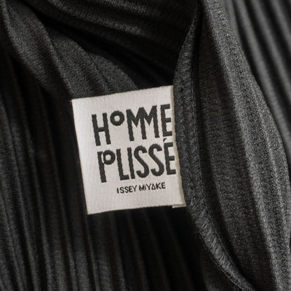 HOMME PLISSE ISSEY MIYAKE Pleated Hoodie Black