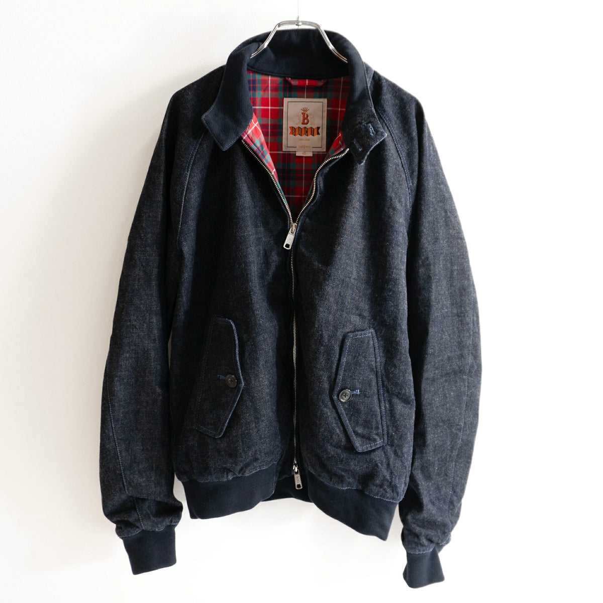 BARACUTA G9 Denim Harrington Jacket Size 40