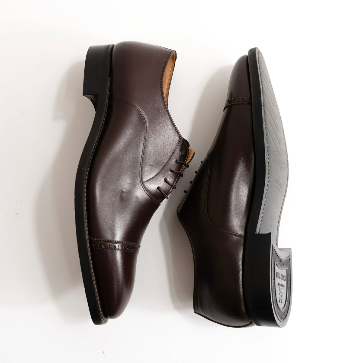 SCOTCH GRAIN 0116 Punched Cap Toe Leather Shoes Size 26.5EEE