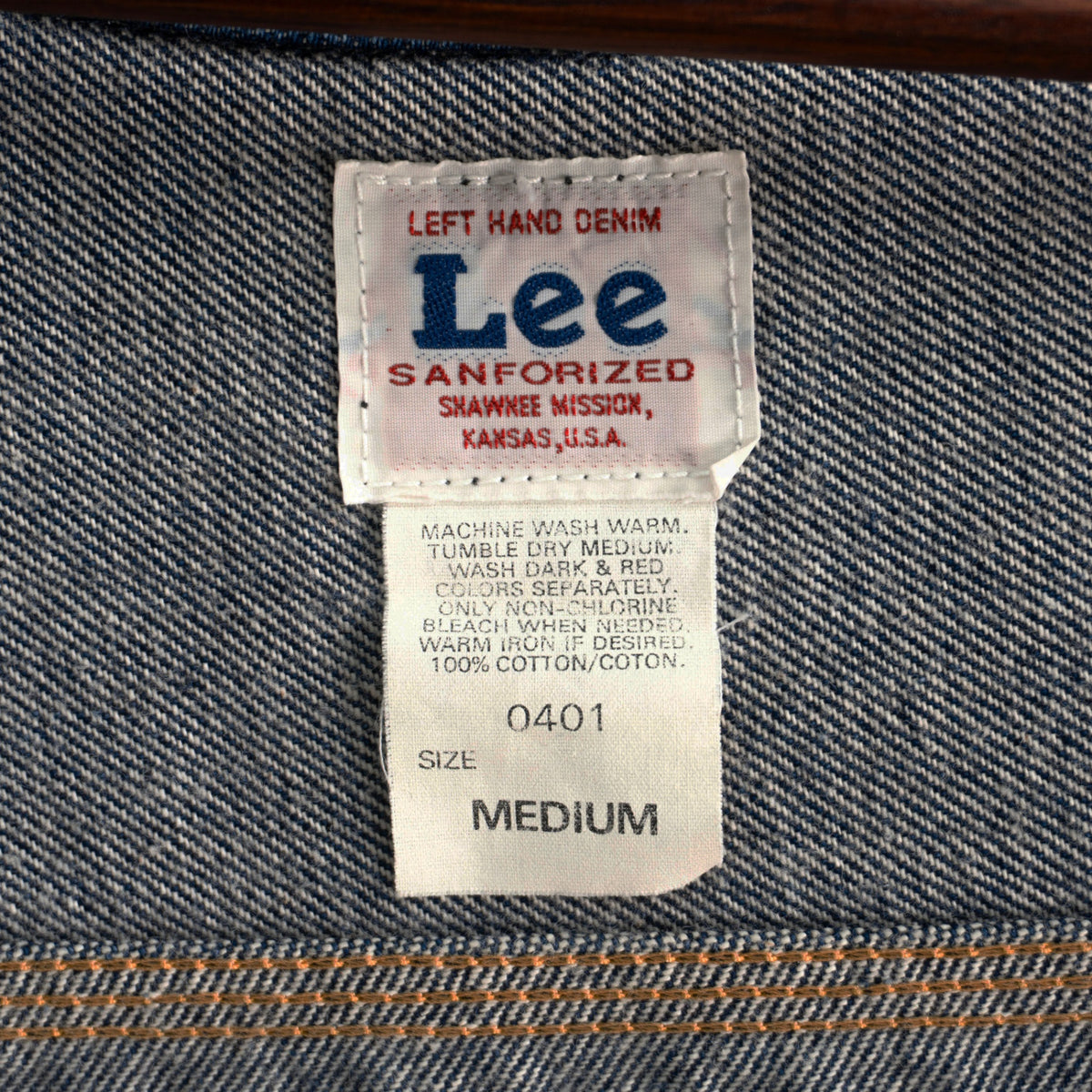 LEE 1930s Cowboy 1st Type Dark Indigo Denim Jacket Size M
