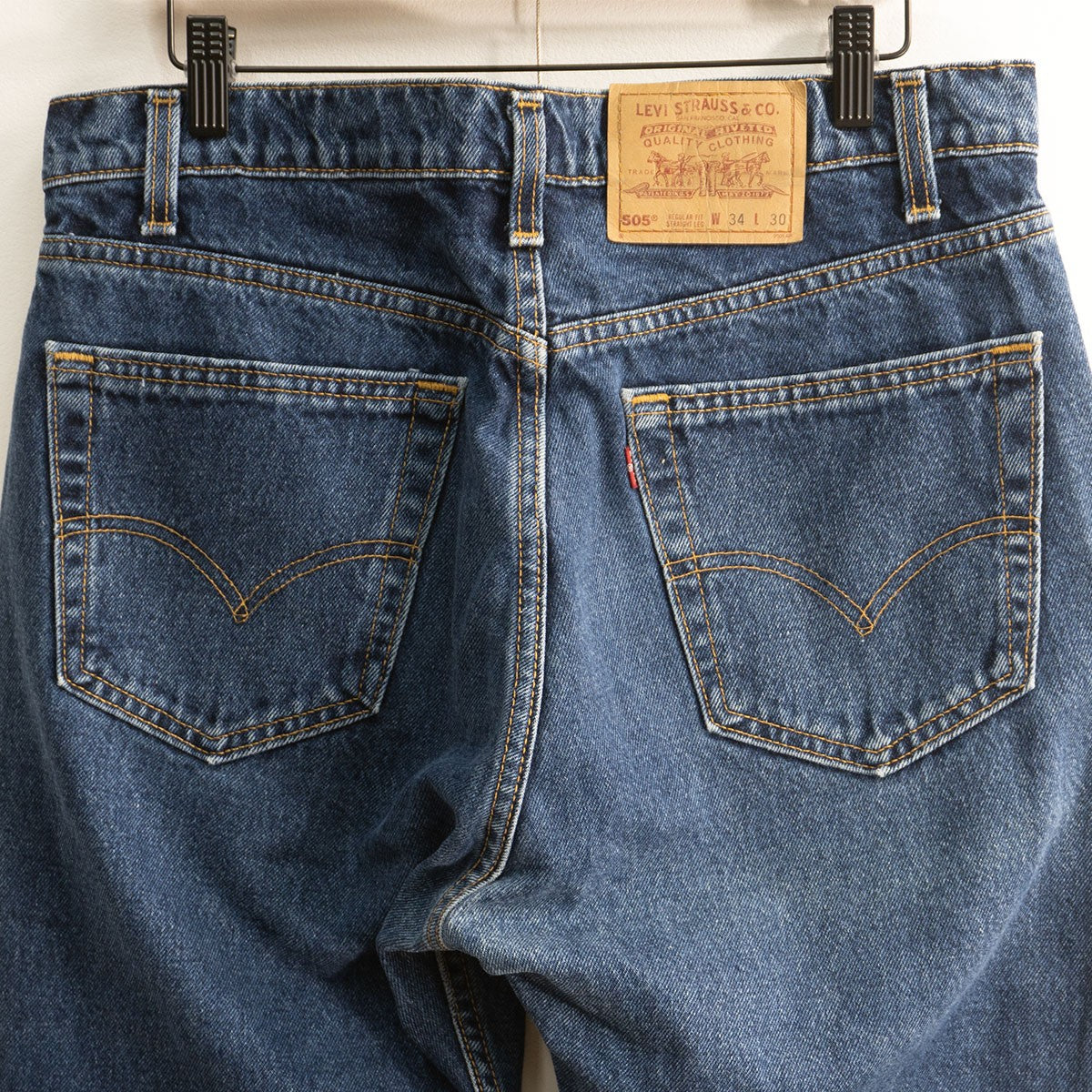 LEVI'S 90s 505 Made in USA Denim Jeans Size 34×30