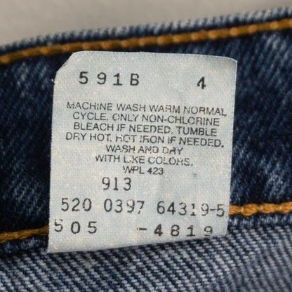 LEVI'S 90s 505 Made in USA Denim Jeans Size 34×30