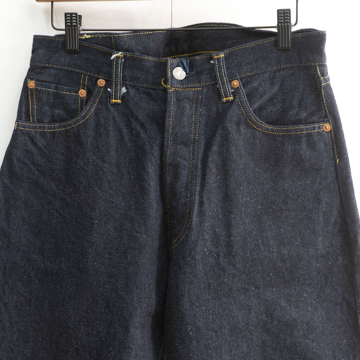 wsm x LEVI'S 501XX Big E Valencia USA Raw Denim Jeans Size 31×36