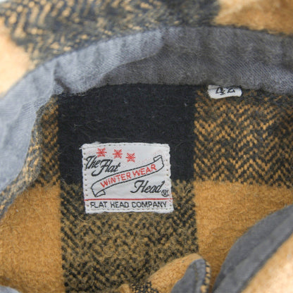 THE FLAT HEAD Flannel Check Shirt Size 42