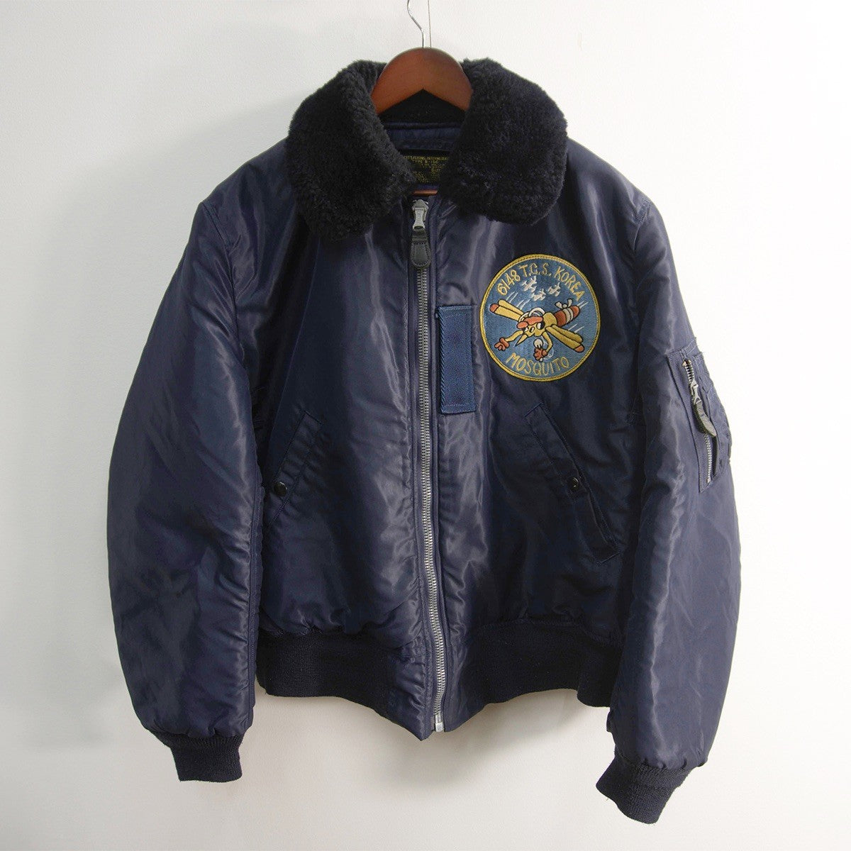 BUZZ RICKSON B-15C Military Flight Jacket Blue Size 42