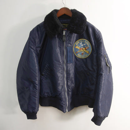 BUZZ RICKSON B-15C Military Flight Jacket Blue Size 42
